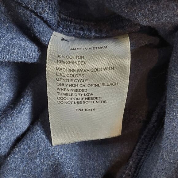 Reebok Legging Women 1X Blue Fleece Cotton Activewear High Waist Skinny Leg Logo - Picture 6 of 9